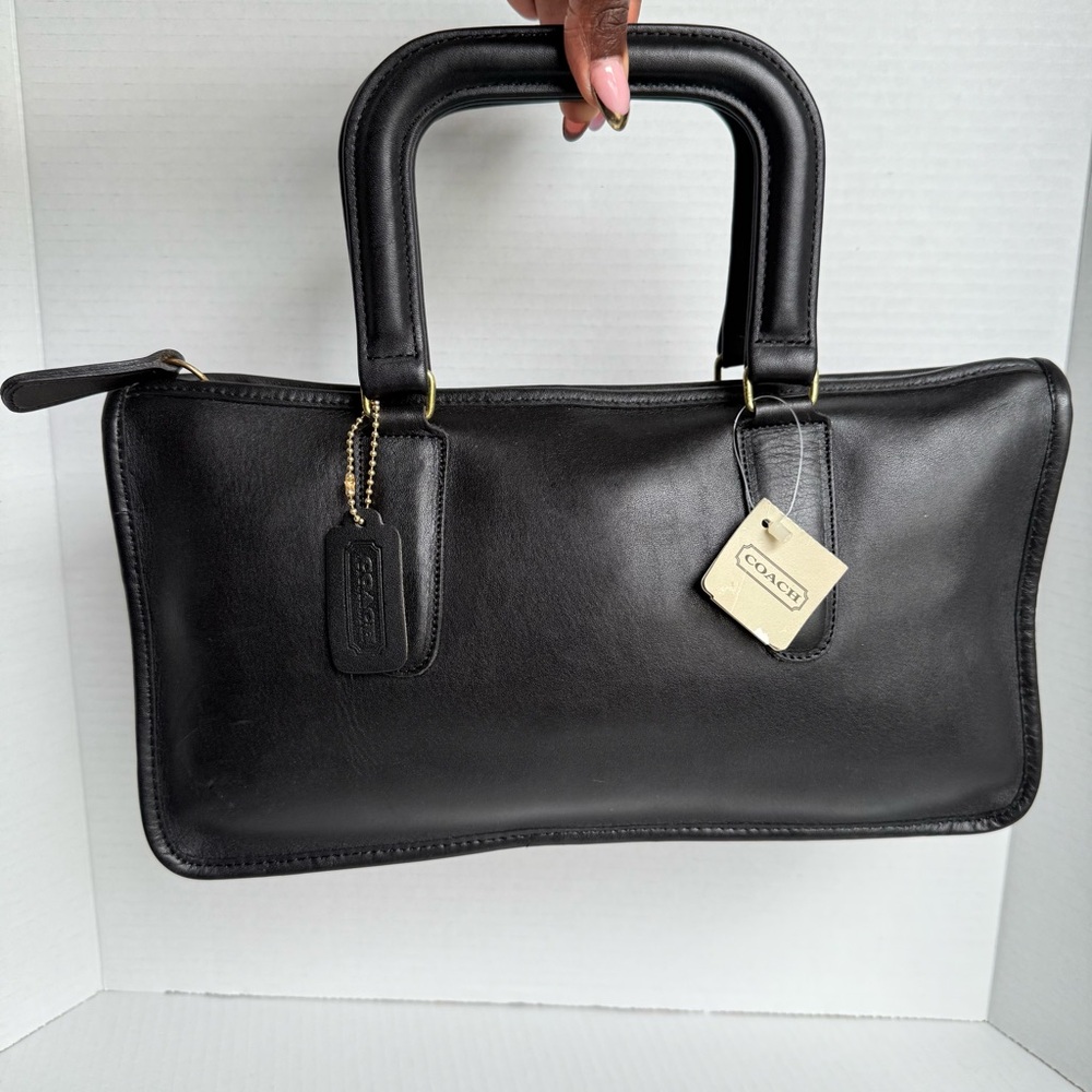 Coach RARE NWT 70s Vintage Bonnie Cashin Slim Leather Satchel 9425 – Made in USA - Picture 5 of 8